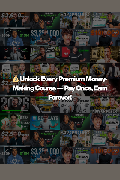 thumbnail The Ultimate Money-Making Courses Pack